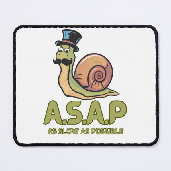 Item preview, A.S.A.R As slow As possible snail  designed and sold by Creativeeworld777.