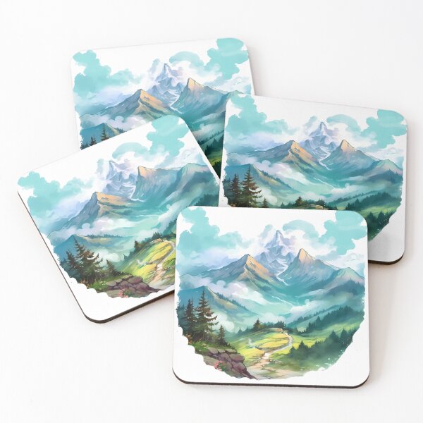 Item preview, mountain landscape designed and sold by ebialonestar.