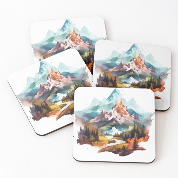 Item preview, mountain landscape designed and sold by ebialonestar.