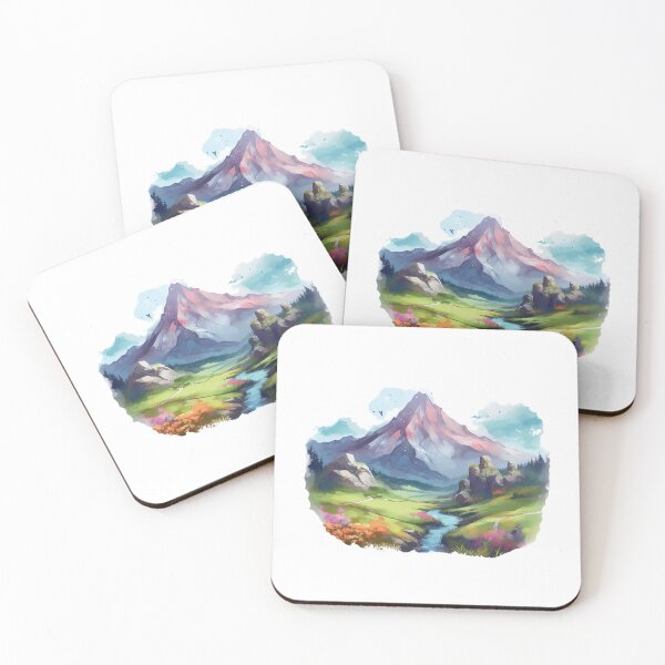 Item preview, mountain landscape designed and sold by ebialonestar.