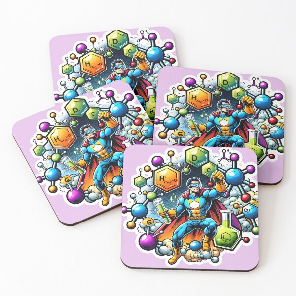 Item preview, The Organic Chemist - Comic Style Chemistry Sticker designed and sold by Molecularmerch.