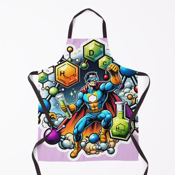 Item preview, The Organic Chemist - Comic Style Chemistry Sticker designed and sold by Molecularmerch.