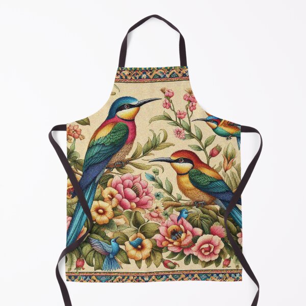 Item preview, Rainbow Birds Hanging out in Flowers designed and sold by Illuministique.