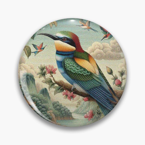 Item preview, Rainbow Birds in River Valley designed and sold by Illuministique.