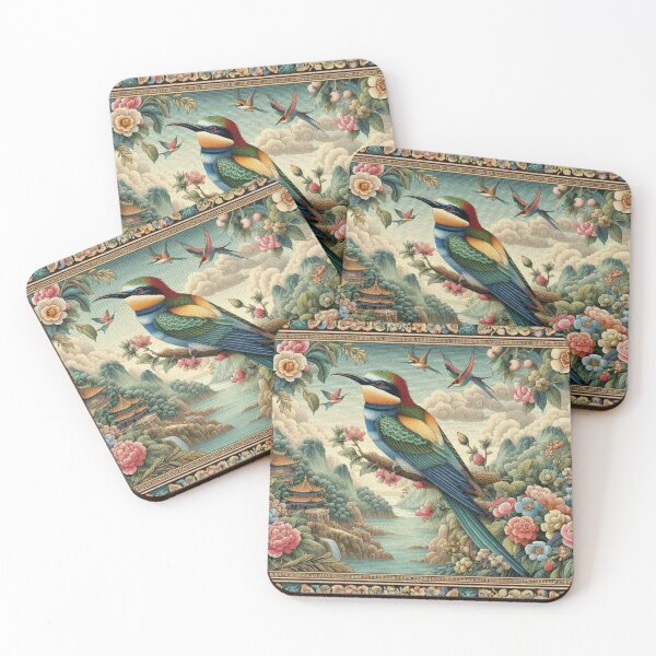 Item preview, Rainbow Birds in River Valley designed and sold by Illuministique.