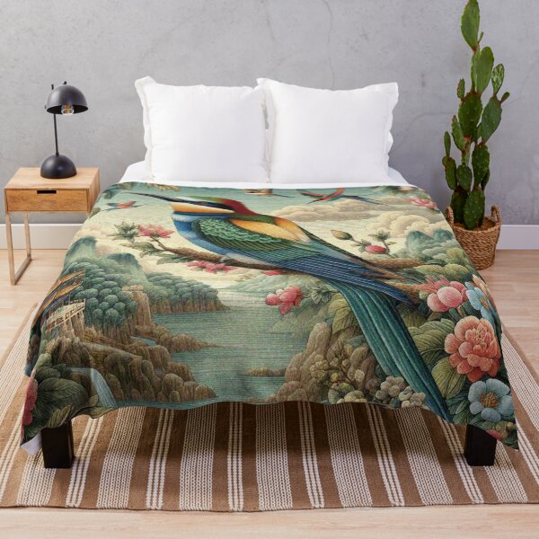 Item preview, Rainbow Birds in River Valley designed and sold by Illuministique.