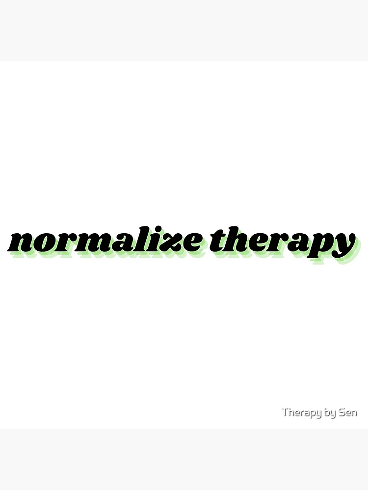 Thumbnail 3 of 3, Poster, normalize therapy designed and sold by Therapy by Sen.