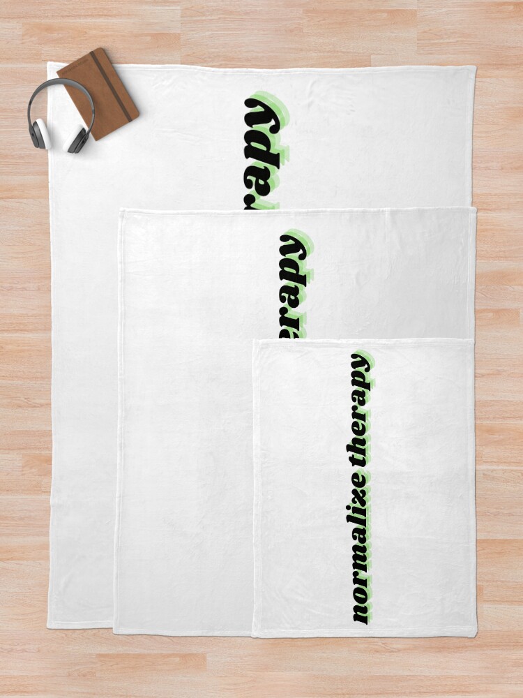 Thumbnail 5 of 6, Throw Blanket, normalize therapy designed and sold by therapybysen.