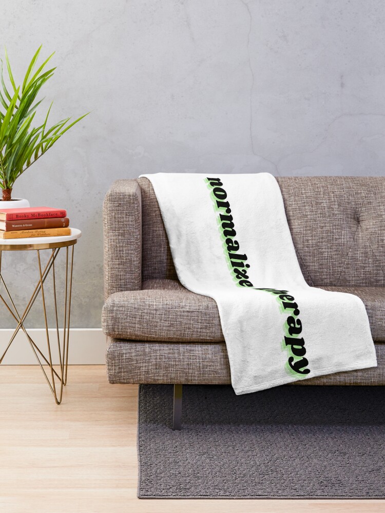 Thumbnail 2 of 6, Throw Blanket, normalize therapy designed and sold by therapybysen.