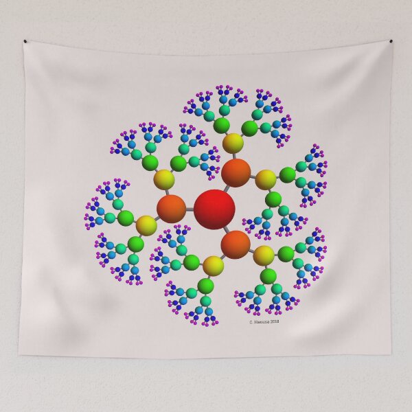 Item preview, Fractal Growth - A Branching Mathematical Image designed and sold by Christopher Hanusa.