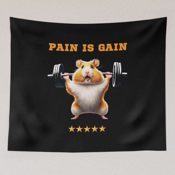 Item preview, Pain is gain. designed and sold by ConradoBullhead.