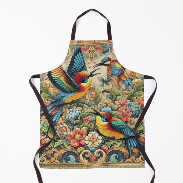 Item preview, Rainbow Birds Playing in Flower Garden designed and sold by Illuministique.