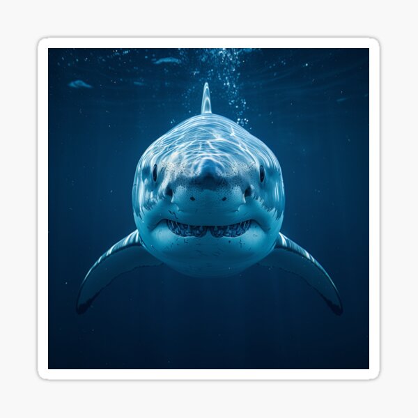 Item preview, Great White Guardian of the Deep designed and sold by palmyst.