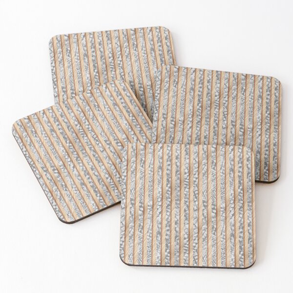 Item preview, Textured stripes with soft hues designed and sold by Alessandro Remo Mazzoni Remotextiles.