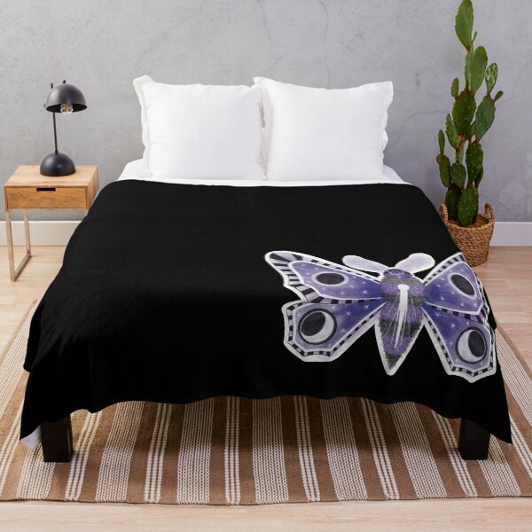 Item preview, Purple and Black Space Moth designed and sold by MetalTea.