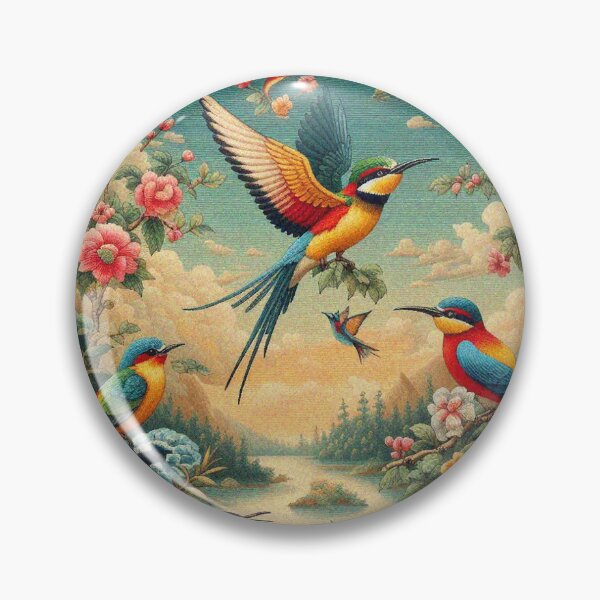 Item preview, Rainbow Birds in Lake designed and sold by Illuministique.