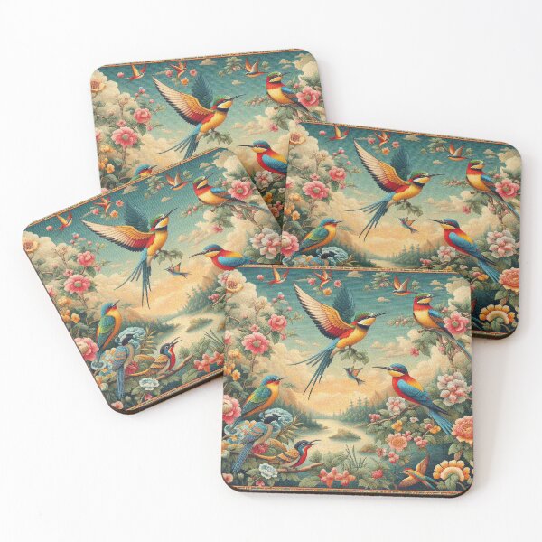 Item preview, Rainbow Birds in Lake designed and sold by Illuministique.
