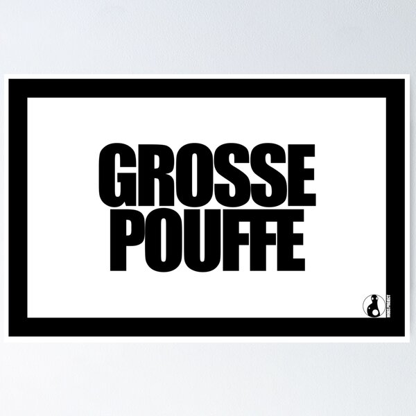 Item preview, GROSS POUFFE designed and sold by MobsProject.