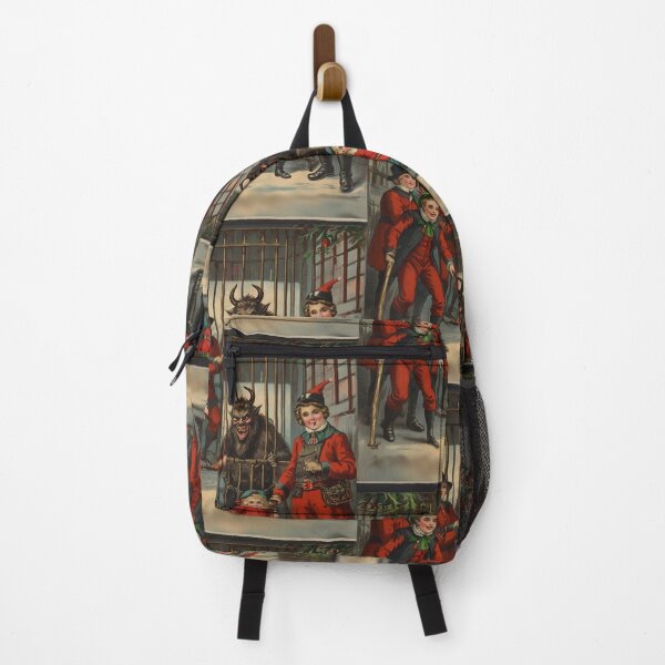 Item preview, A creepy Krampus at Christmastime A vintage Victorian 1800s German folklore style illustration designed and sold by Vintage Designs +.