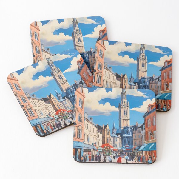 Item preview, Bolton city in England painting after Raoul Dufy designed and sold by Vintage Designs +.