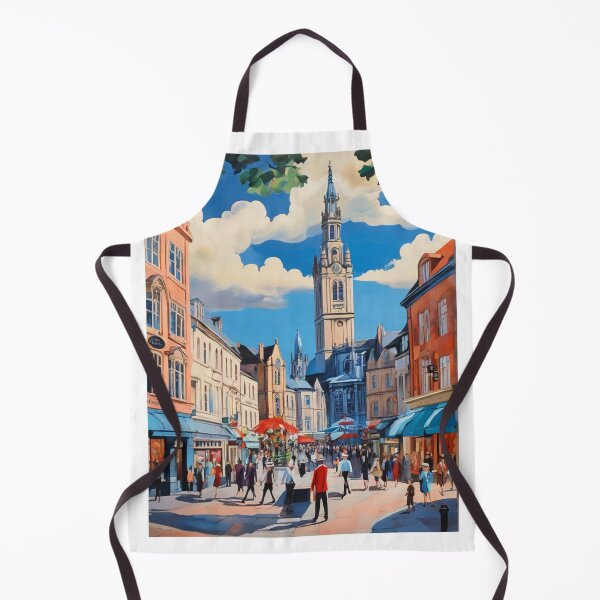 Item preview, Bolton city in England painting after Raoul Dufy designed and sold by Vintage Designs +.