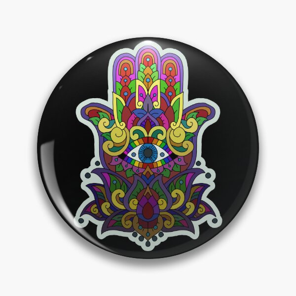 Item preview, Rainbow Hamsa designed and sold by Chaos Bound Designs.