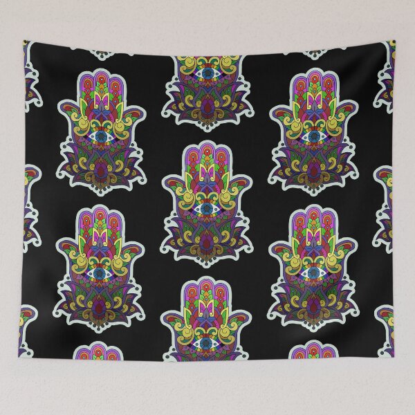 Item preview, Rainbow Hamsa designed and sold by Chaos Bound Designs.