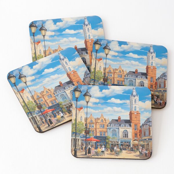 Item preview, Southport town centre in England painting after Raoul Dufy designed and sold by Vintage Designs +.