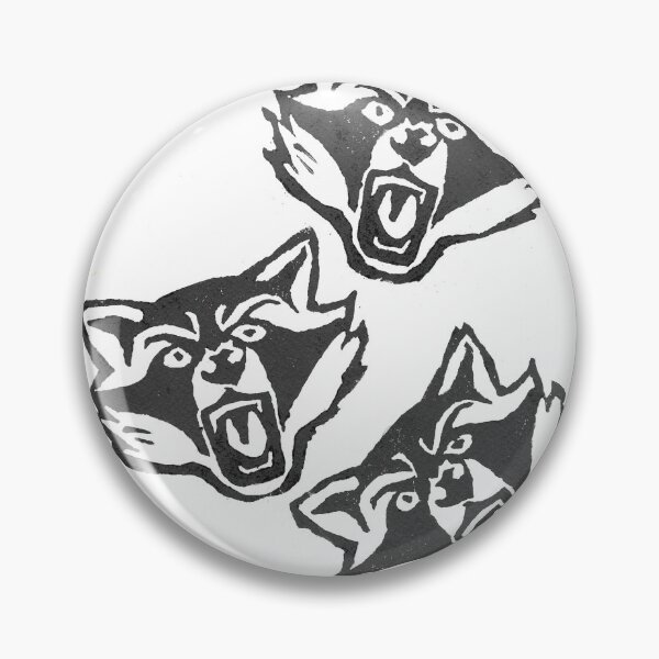 Item preview, Raccoon Heads (Multiple) designed and sold by victorialoe.