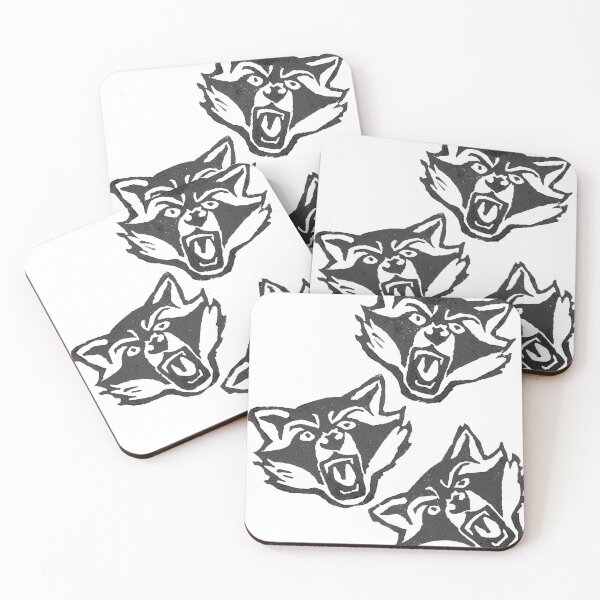 Item preview, Raccoon Heads (Multiple) designed and sold by victorialoe.