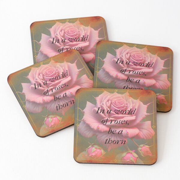 Item preview, In a World of Roses, Be a Thorn. designed and sold by PulpedArt.