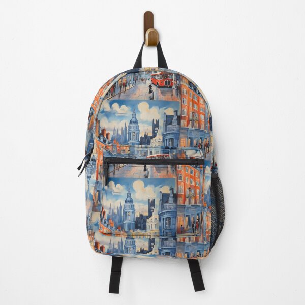 Item preview, VintageLondon town centre in England painting after Raoul Dufy designed and sold by Vintage Designs +.