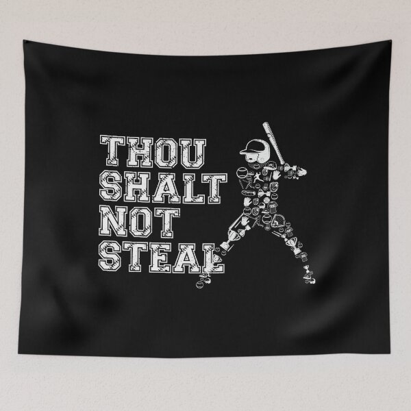 Item preview, Thou Shalt Not Steal Softball designed and sold by MG-MagicGallery.
