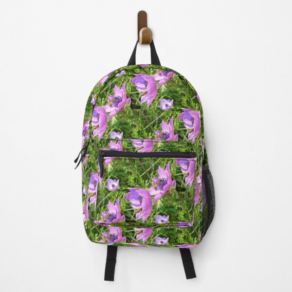Item preview, Honey Bees Feeding On  Pink Anemone  designed and sold by taiche.
