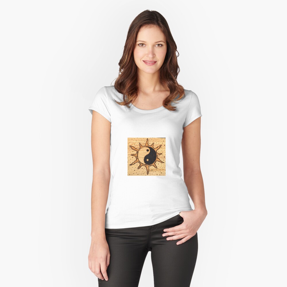 Item preview, Fitted Scoop T-Shirt designed and sold by TrendyTrenda.