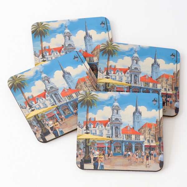 Item preview, Southport town centre in England painting after Raoul Dufy designed and sold by Vintage Designs +.