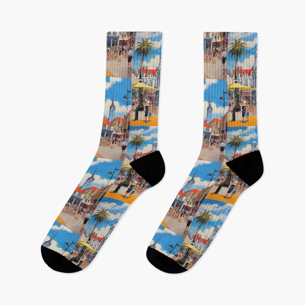 Item preview, Southport town centre in England painting after Raoul Dufy designed and sold by Vintage Designs +.