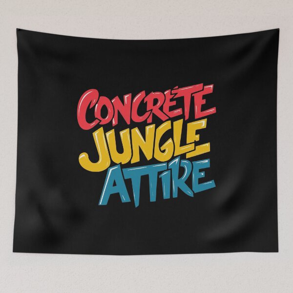 Aperçu de l'œuvre Concrete Jungle Attire, culture street art créée et vendue par Pflugart.