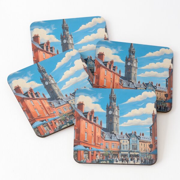 Item preview,  Bolton city in England painting after Raoul Dufy designed and sold by Vintage Designs +.