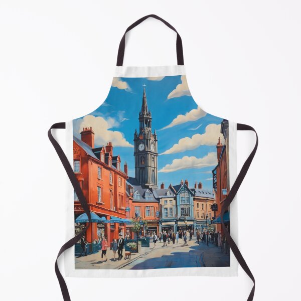 Item preview, Bolton city in England painting after Raoul Dufy designed and sold by Vintage Designs +.
