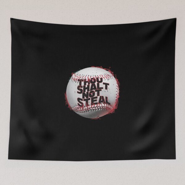 Item preview, Thou Shalt Not Steal Softball designed and sold by MG-MagicGallery.