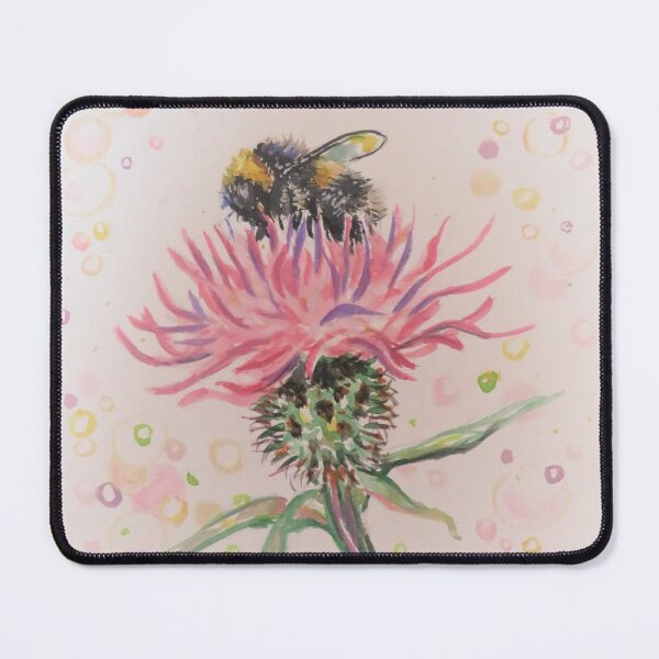 Item preview, Bee on a pink flower designed and sold by LittleLiz.