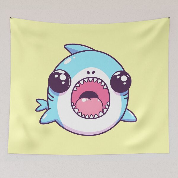 Item preview, Cute shark designed and sold by Anna Halasek.