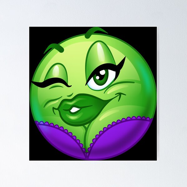 Item preview, Sexy Green Emoji designed and sold by MickeySteffen.