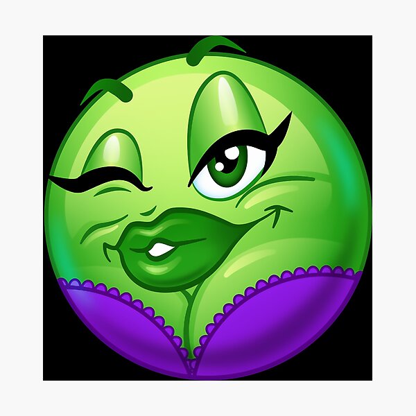 Item preview, Sexy Green Emoji designed and sold by MickeySteffen.