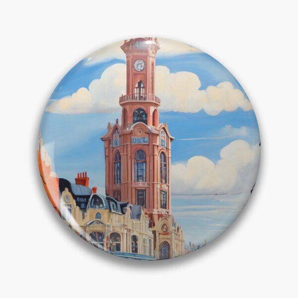 Item preview, Vintage Blackpool  town centre in England painting after Raoul Dufy designed and sold by Vintage Designs +.