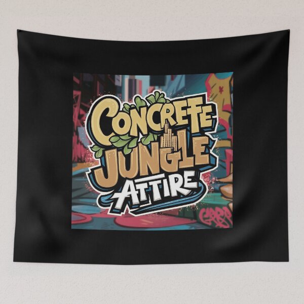 Aperçu de l'œuvre Concrete Jungle Attire, culture street art créée et vendue par Pflugart.