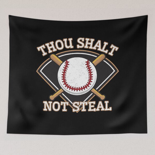 Item preview, Thou Shalt Not Steal Softball designed and sold by MG-MagicGallery.