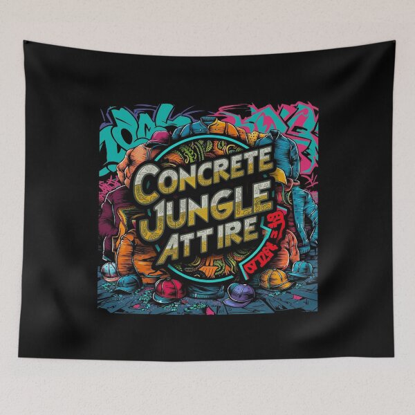 Aperçu de l'œuvre Concrete Jungle Attire, culture street art créée et vendue par Pflugart.