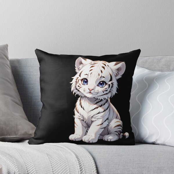 Aperçu de l'œuvre Tigre blanc mignon créée et vendue par CJdesignStudio.
